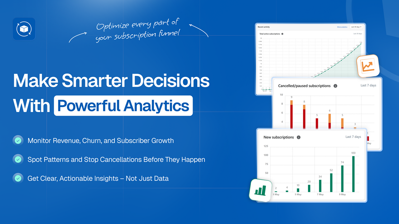 Statistics for recurring payments and subscriptions