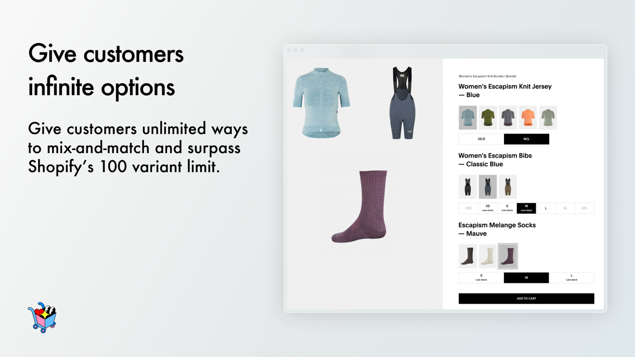 Build a Product Bundle with Infinite Options