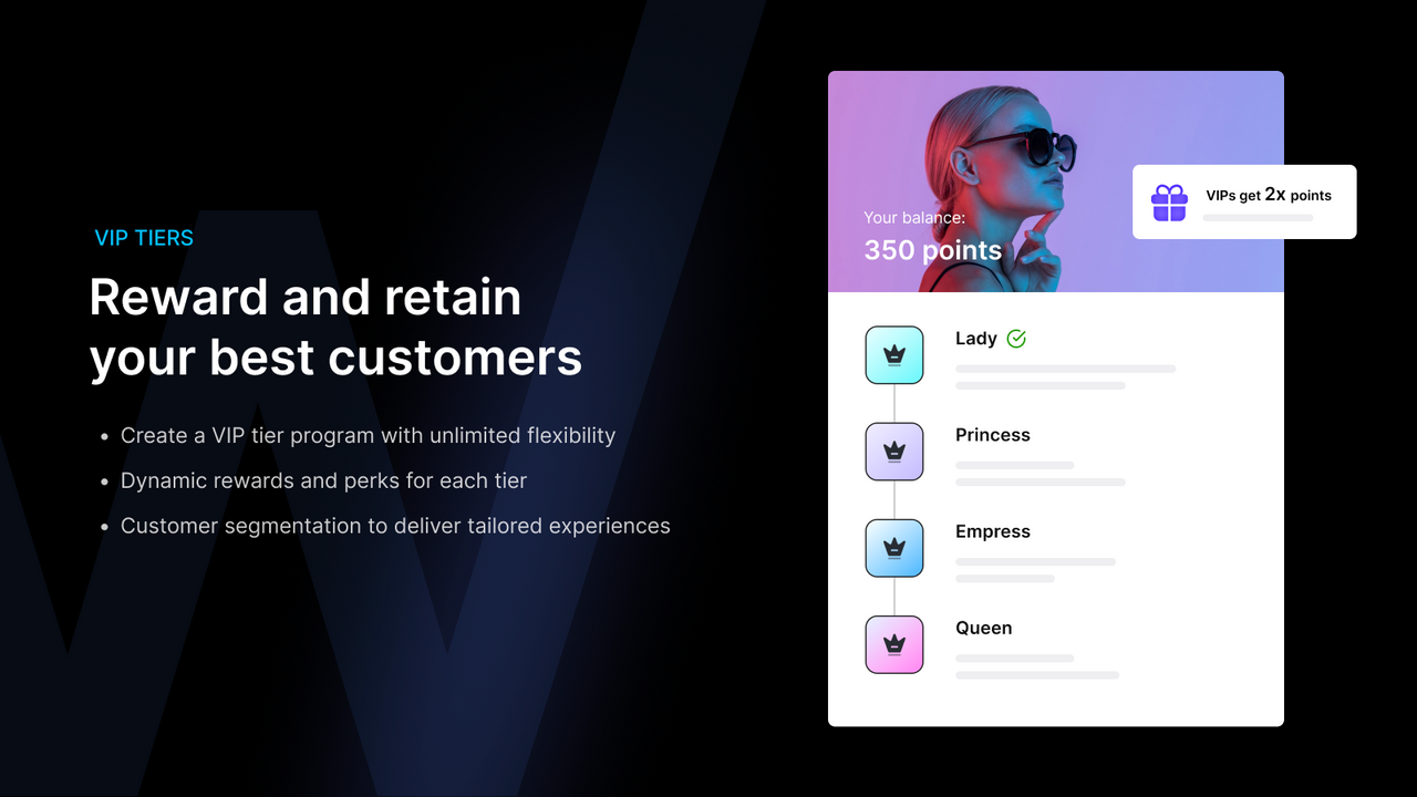 VIP-niveauer program for Shopify Plus