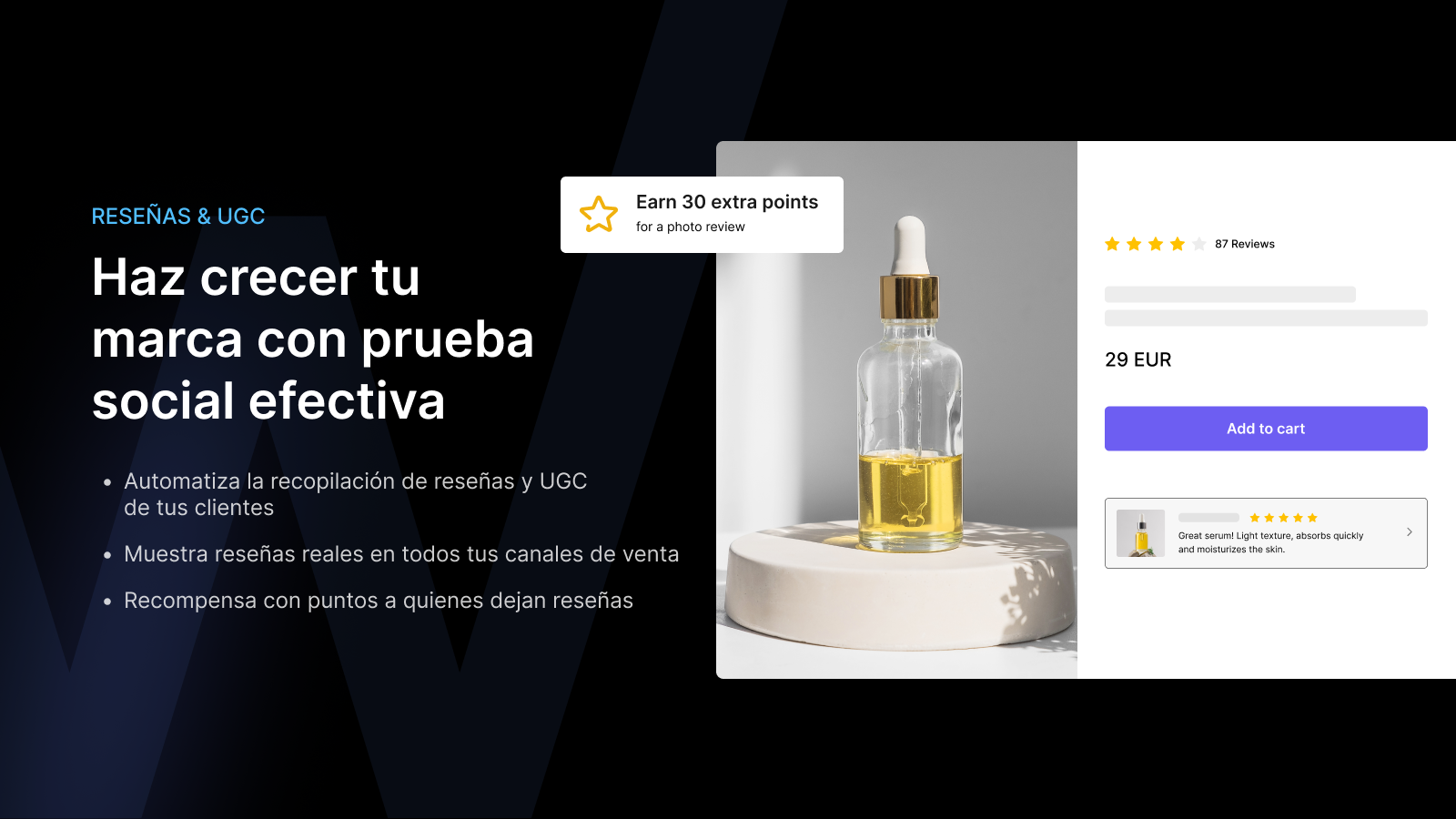 Reseñas & UGC