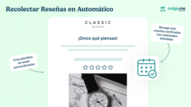 Recolecta reseñas de Judge.me en automático para emails, SMS