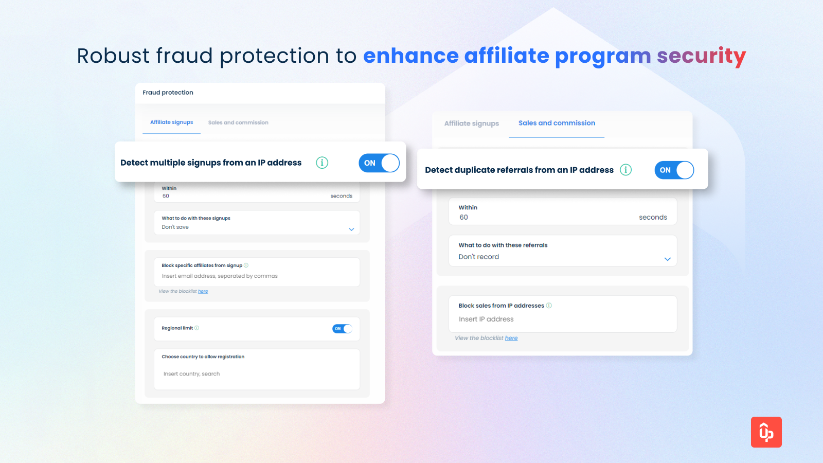 Prevent affiliate scams with fraud protection