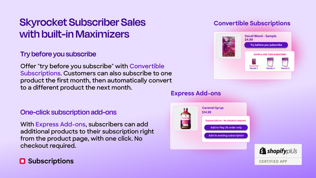 Subscription app for recurring payments and subscriber retention