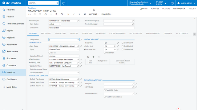Stock Item Management - Vendors, Inventory, Fulfillment, etc