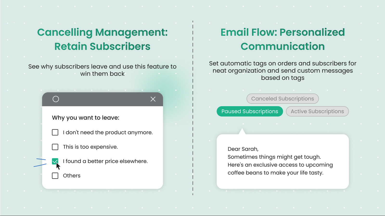 Subi subscriptions app