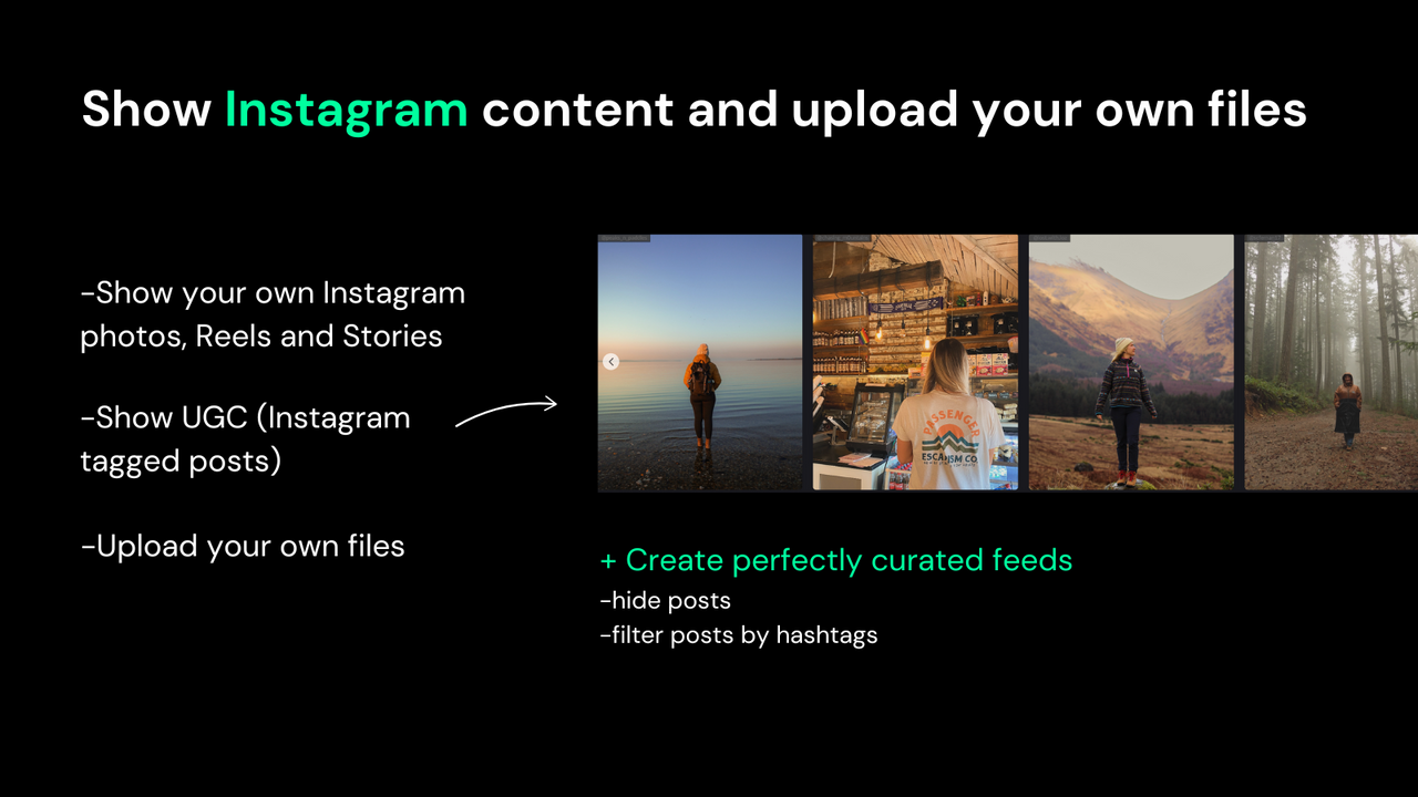 Instafeed - Toon Instagram-inhoud + upload bestanden