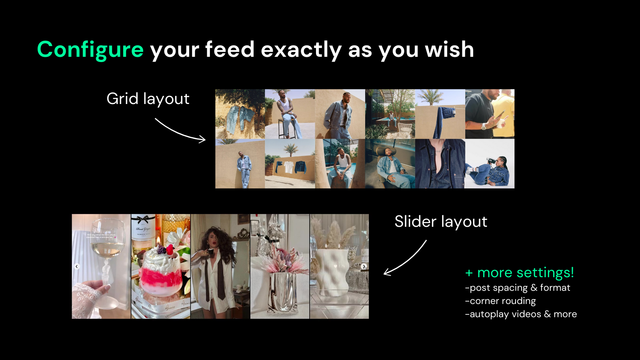 Instafeed - Configureer de feed zoals je wilt