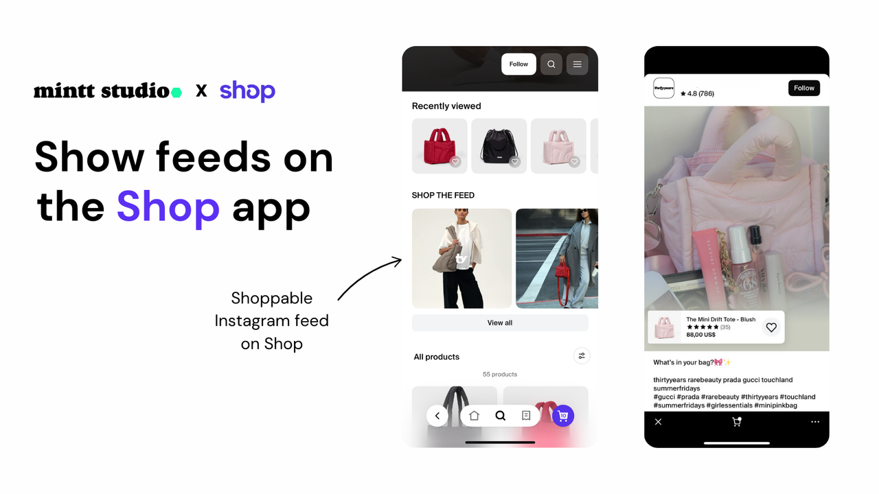 Instafeed - Toon feeds in de Shop-app