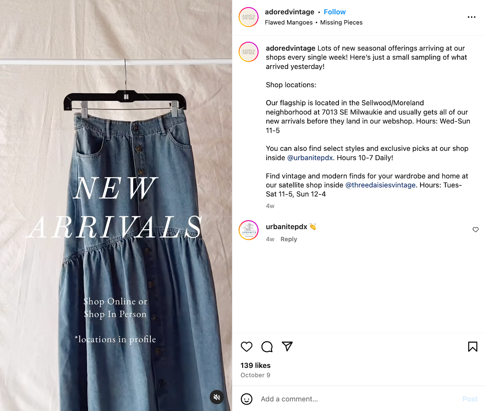 A new arrivals post from Adored Vintage.