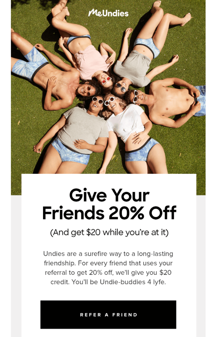 Give your friends 20% off