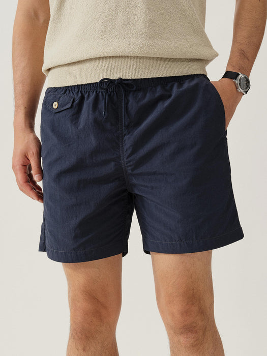 Model Wearing Eclipse Diver Cloth Swim Short - Front 
