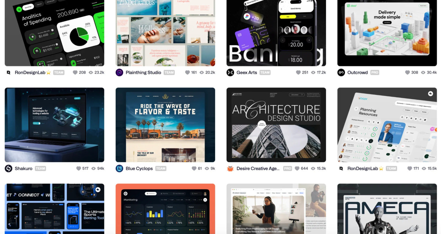 overzicht van website thema’s