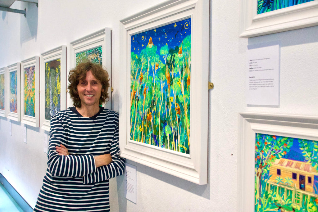John Dyer Eden Project Exhibition - Last Chance to Paint