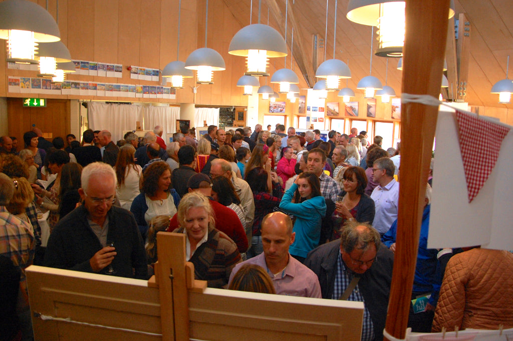 Exhibition event at the National maritime Museum Cornwall for John Dyer and the Tall Ships