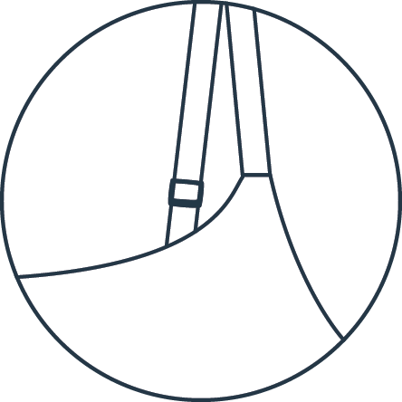 THIN BACK-ADJUSTING STRAPS